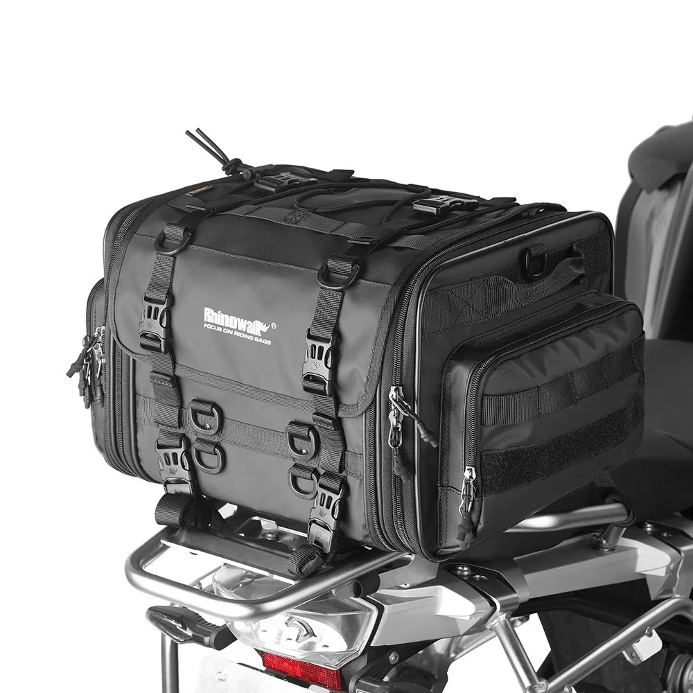 RHINOWALK MTR4045 45L Motorcycle Rear Storage Bag Motorbike Rack Pannier Pack - 2