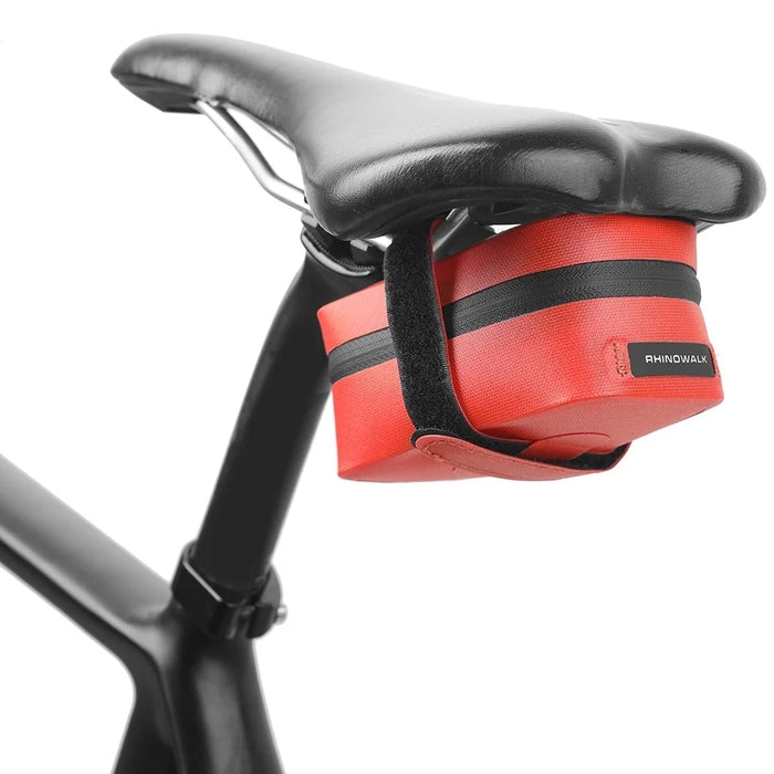 RHINOWALK RK5200 600D Polyester TPU Bike Saddle Bag Waterproof Bicycle Tail Storage Bag - Orange - 4