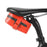RHINOWALK RK5200 600D Polyester TPU Bike Saddle Bag Waterproof Bicycle Tail Storage Bag - Orange - 6