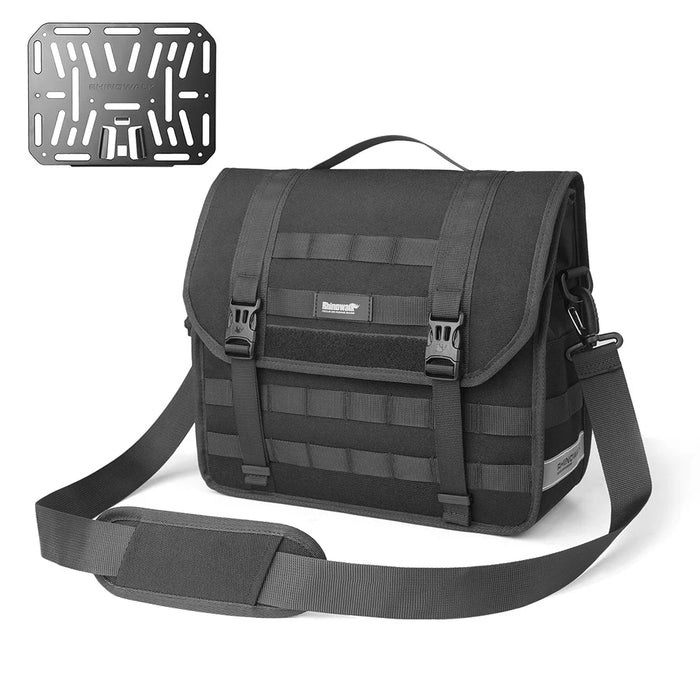 RHINOWALK RK9200 Bike Basket Front Bag With Strap 15L Polyester Cycling Storage Bag with Base - 1