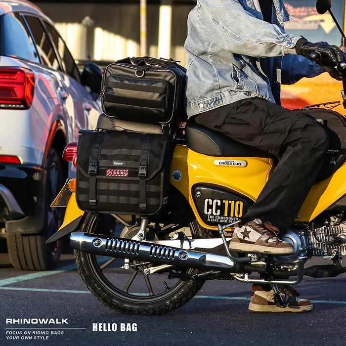 RHINOWALK MTR2013 Outdoor Bicycle Front Frame Storage Bag 13L Polyester Bicycle Front Handlebar Bag - 6