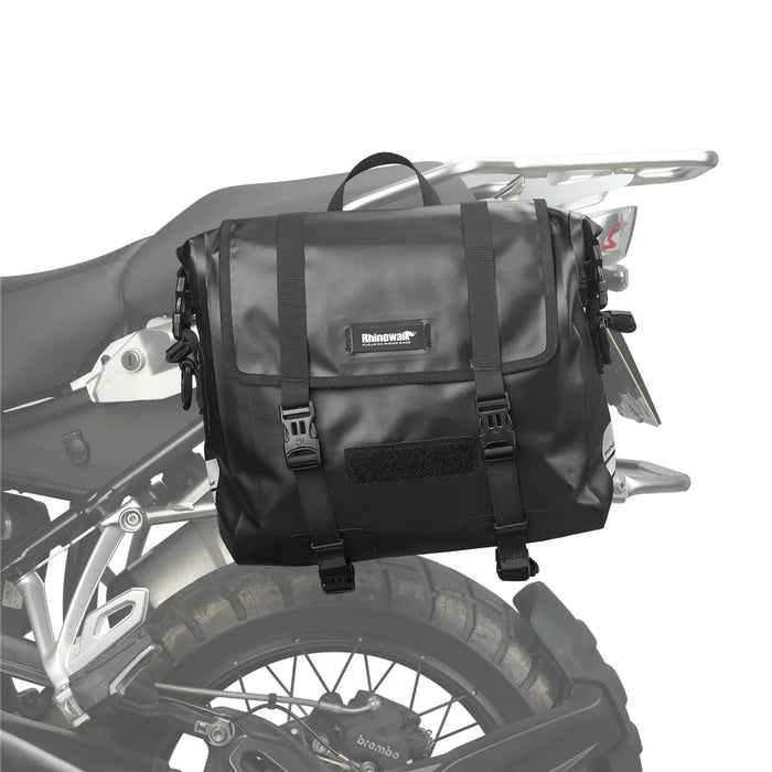 RHINOWALK MTR2030 Waterproof Polyester Motorcycle Quick Release Side Bag - Black - 1