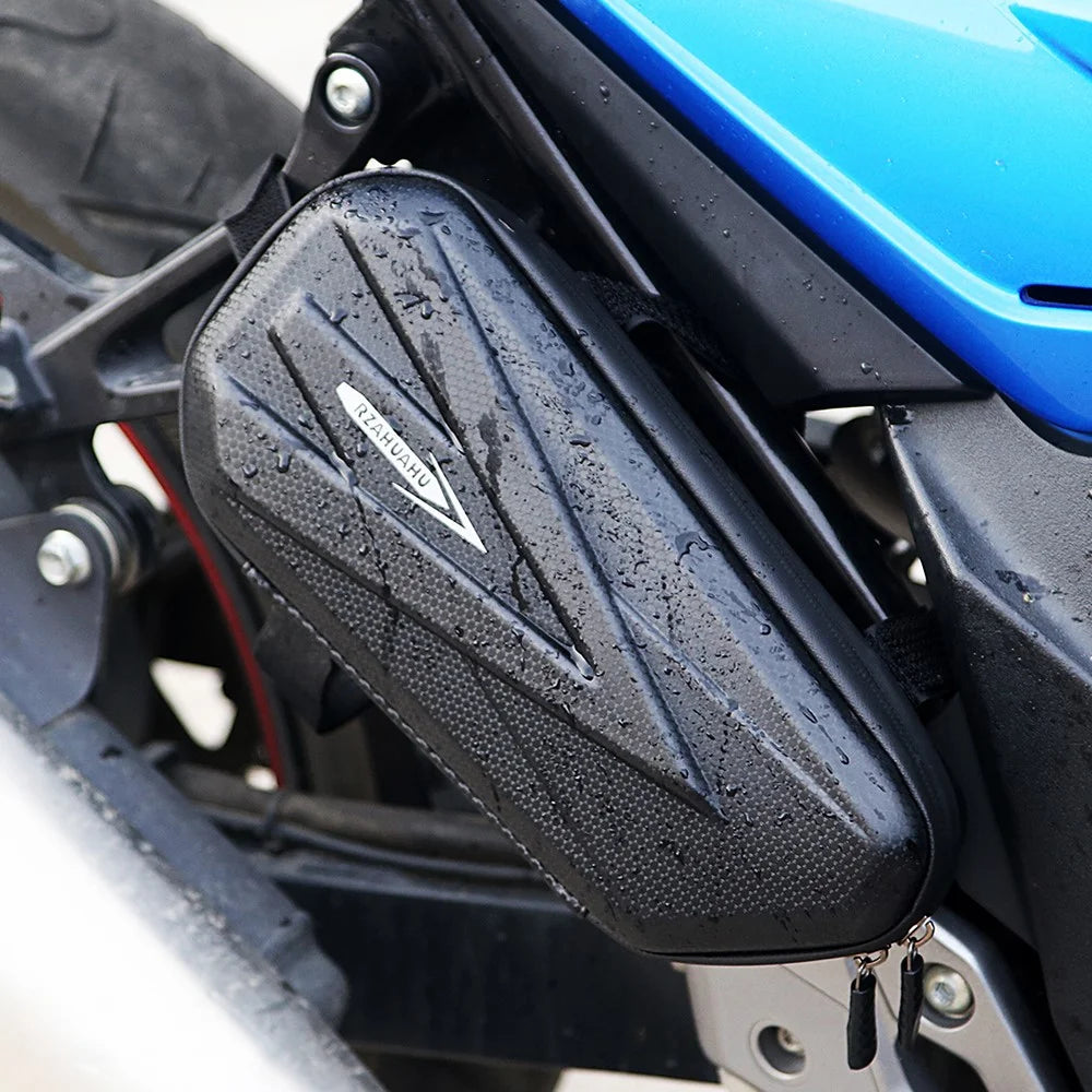 RZAHUAHU 438 Shock-absorbed EVA Motorcycle Saddle Bag Side Bag Pannier Bike Bag - Right Side - 6