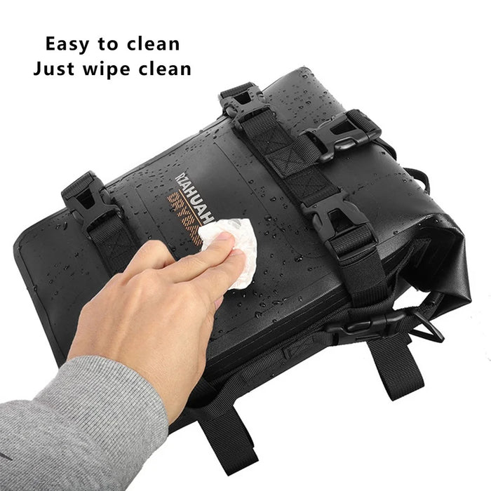 RZAHUAHU 556 Polyester+TPU Motorcycle Crash Bar Frame Bag Motorbike Side Saddle Bag - 6