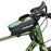 RZAHUAHU YA347-3 PU Bike Frame Bag TPU Touch Screen Cell Phone Holder Bicycle Top Tube Pouch - 1