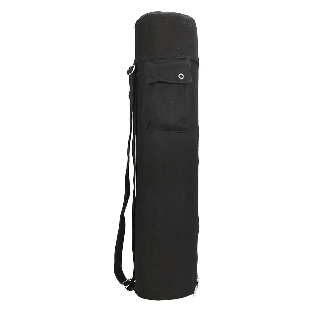 B-SOUL YA254 Yoga Mat Storage Bag Cotton Linen Fitness Pad Carrying Bag - 5