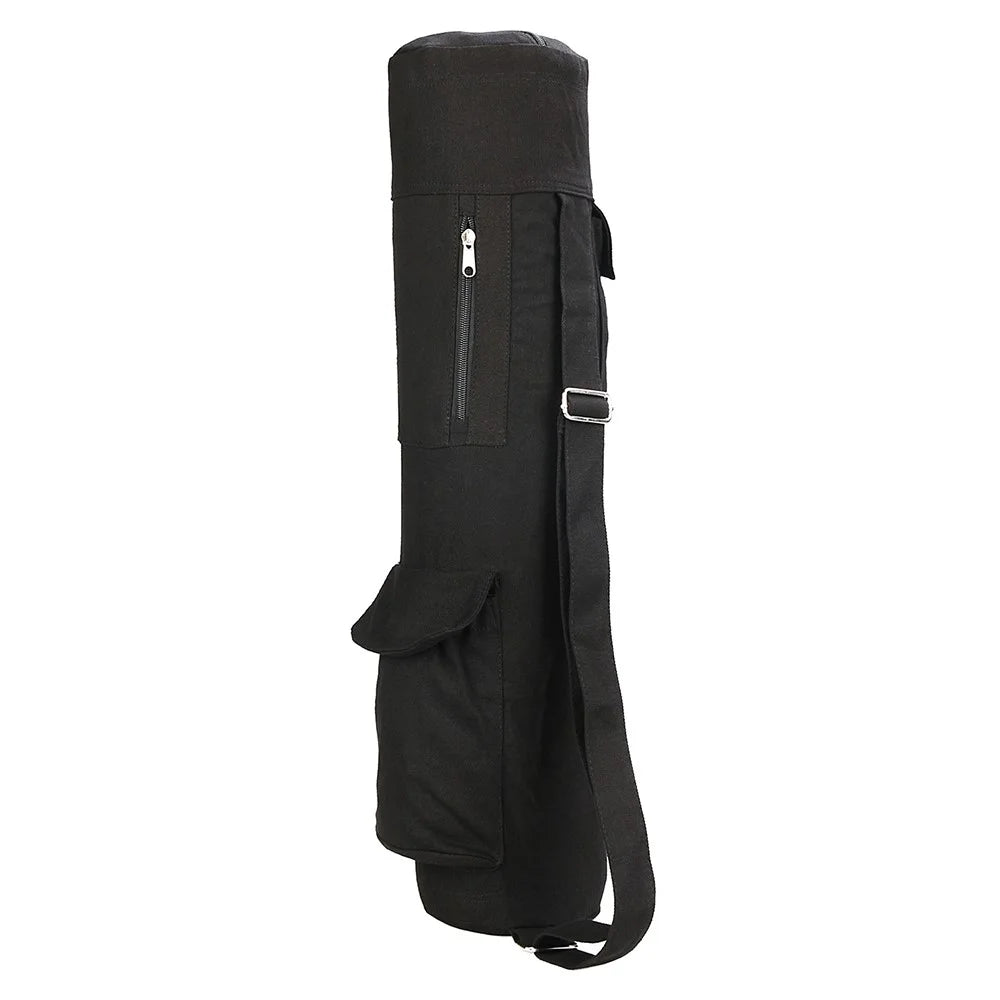 B-SOUL YA254 Yoga Mat Storage Bag Cotton Linen Fitness Pad Carrying Bag - 6
