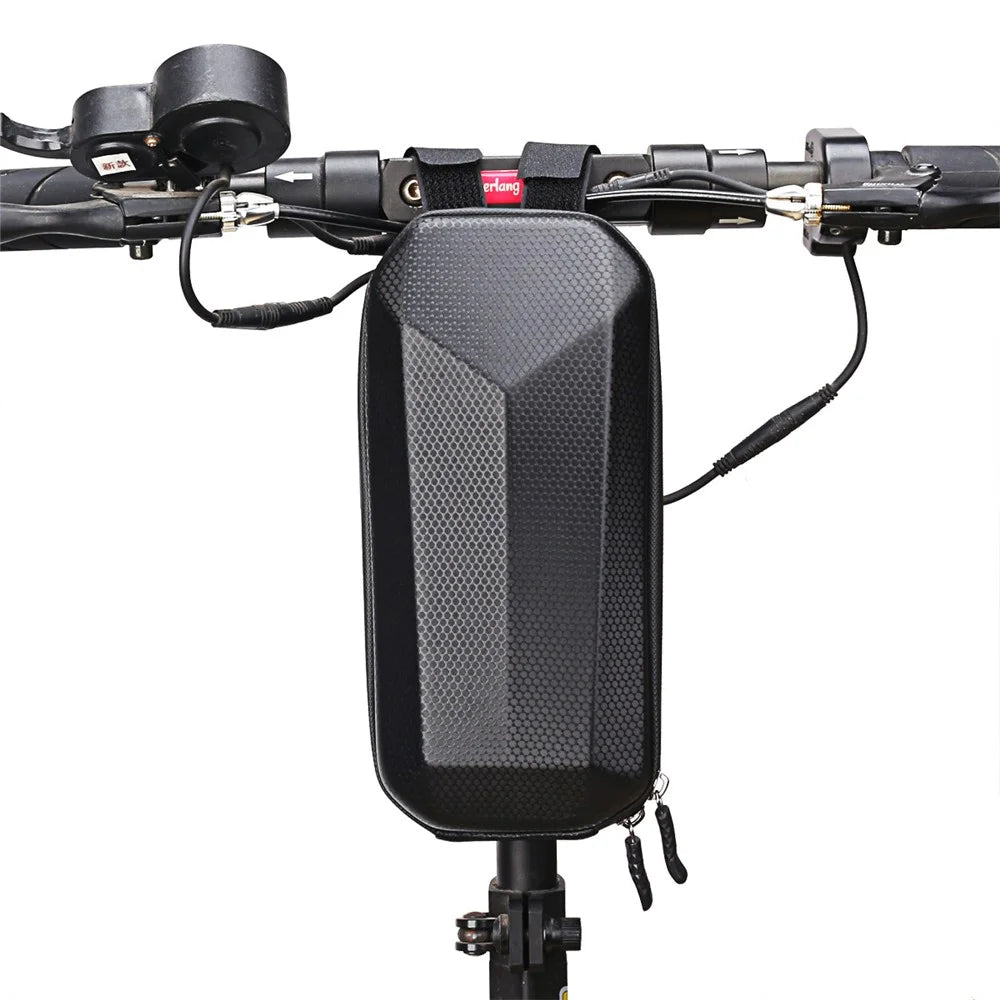 RZAHUAHU YA303X Waterproof Hard Shell EVA Handlebar Bag for Electric Scooter Bicycle - 7