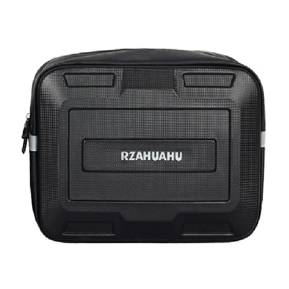 RZAHUAHU 7L Electric Bicycle Rear Bag Waterproof Hard Shell Storage Bag, Size S - 1