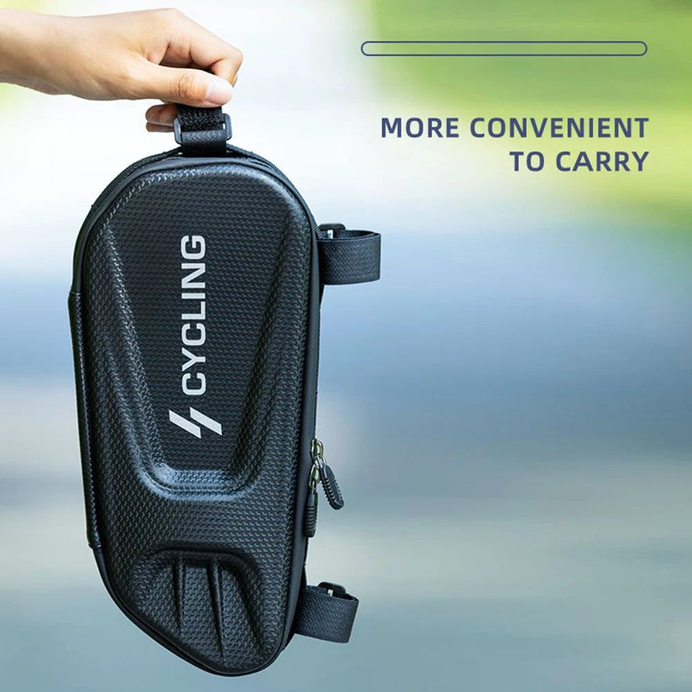 CYCLING Shock-absorbed EVA+PU Bike Tube Bag Waterproof Hardshell Bicycle Bag - 5