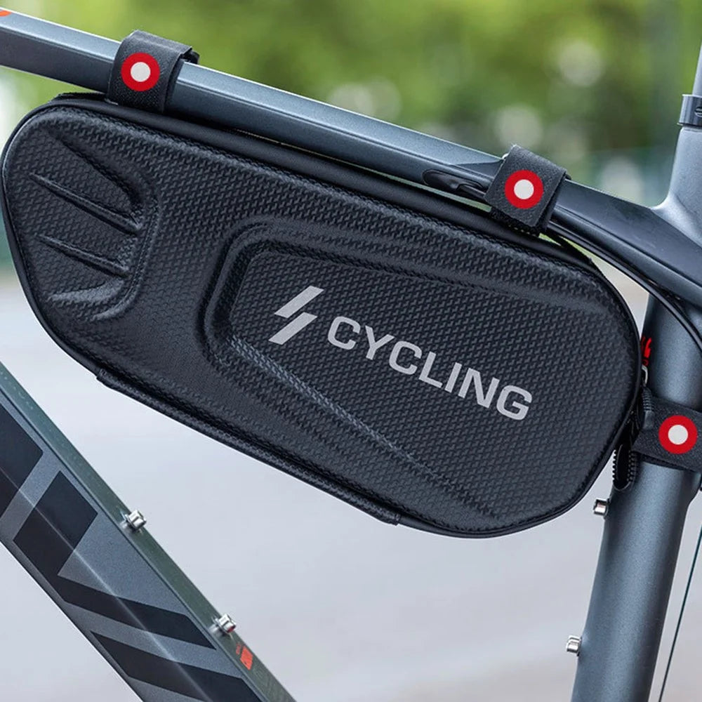 CYCLING Shock-absorbed EVA+PU Bike Tube Bag Waterproof Hardshell Bicycle Bag - 7