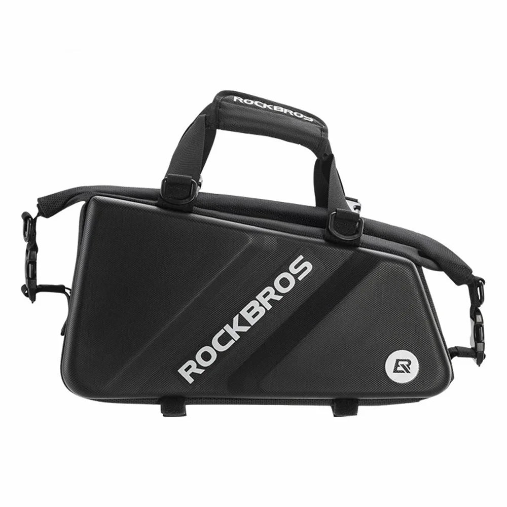 ROCKBROS A28 EVA+PU Hard Shell Bicycle Rear Rack Storage Bag Reflective Bike Tail Pack - 1