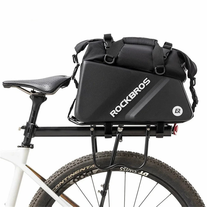 ROCKBROS A28 EVA+PU Hard Shell Bicycle Rear Rack Storage Bag Reflective Bike Tail Pack - 3