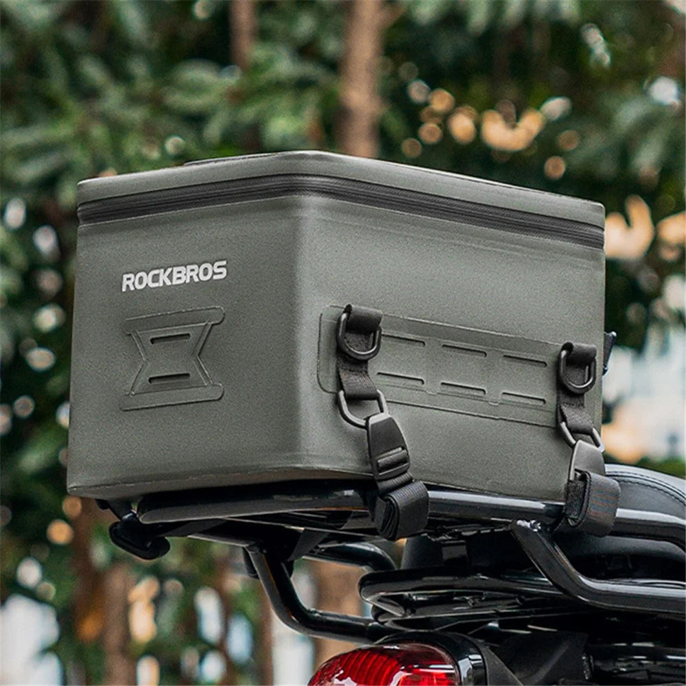 ROCKBROS AS-125 Waterproof Motorcycle Rear Storage Bag Motorbike Tail Rack Pannier Pack - 5