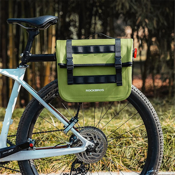 ROCKBROS AS-127 600D Polyester Bicycle Rear Rack Storage Bag MTB Road Bike Tail Pack - Black - 3