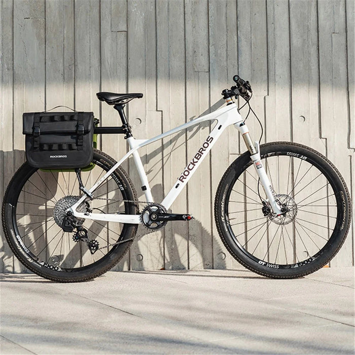 ROCKBROS AS-127 600D Polyester Bicycle Rear Rack Storage Bag MTB Road Bike Tail Pack - Black - 5