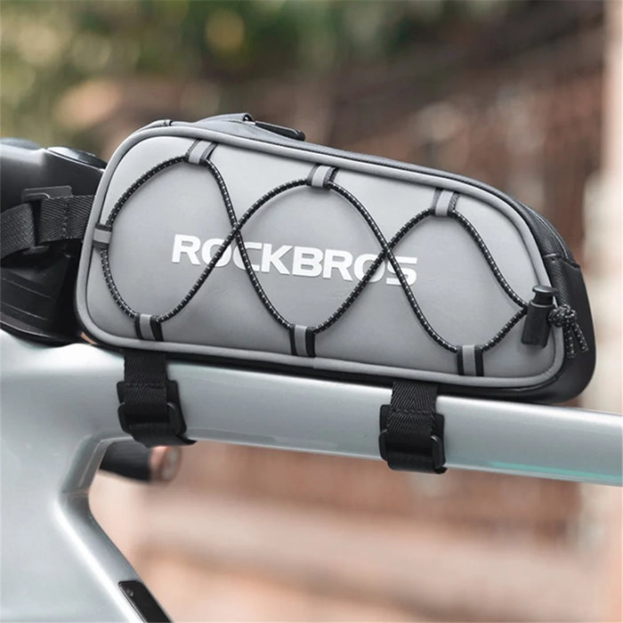 ROCKBROS 039-1 Polyester Bicycle Tube Bag Reflective Design MTB Bike Frame Bag - 2