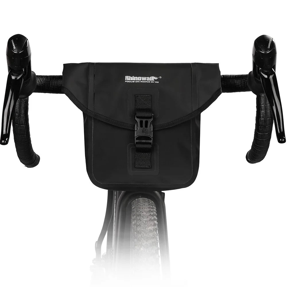 RHINOWALK F80 3.5L Motorcycle Bag Waterproof Storage Pouch with Shoulder Strap - Black - 1