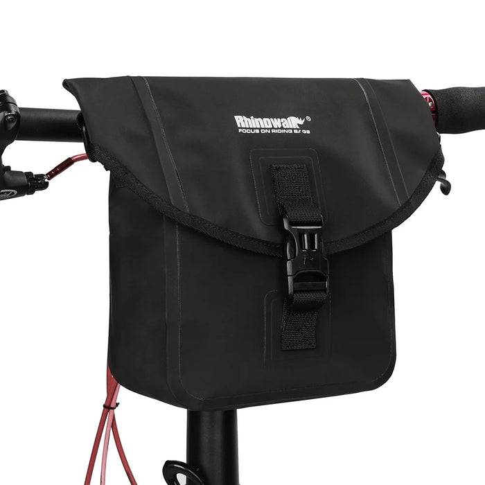 RHINOWALK F80 3.5L Motorcycle Bag Waterproof Storage Pouch with Shoulder Strap - Black - 7