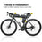 RHINOWALK K30 1.5L Waterproof Bicycle Top Tube Bag Mountain Bike Front Beam Bag - 5