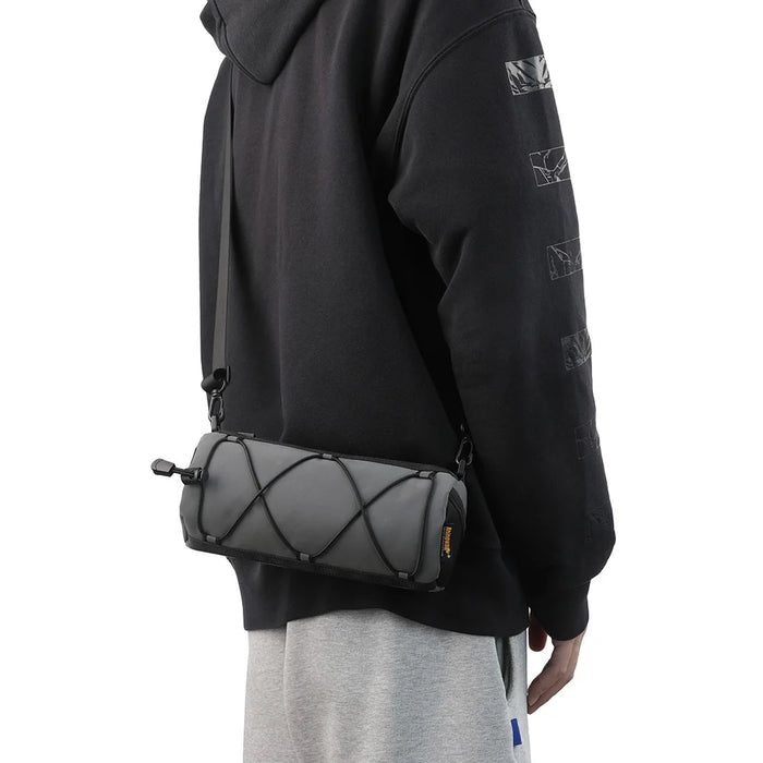 RHINOWALK RK9103 Reflective Polyester+PU Bicycle Handlebar Bag with Shoulder Strap - 3