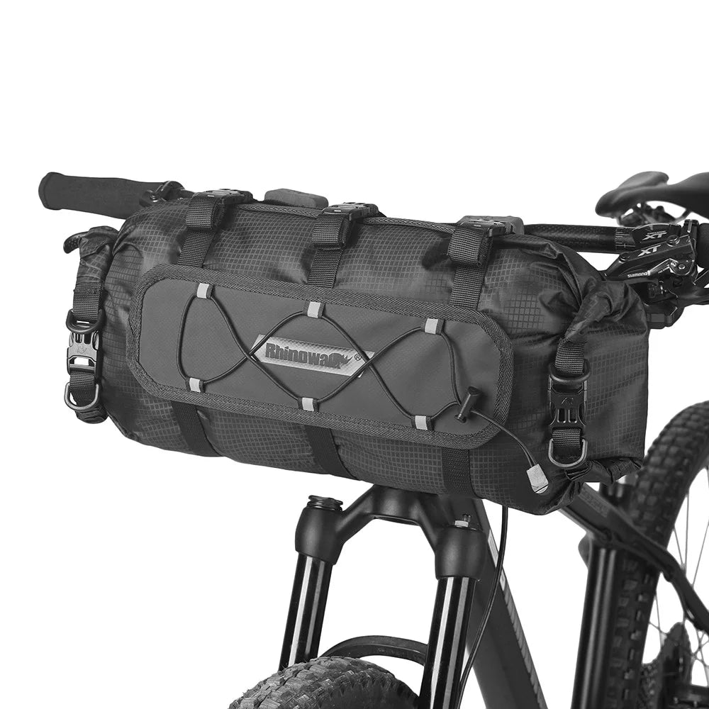 RHINOWALK RK9300 Waterproof Bike Handlebar Tube Bag Crossbody Bag Cycling Pouch - 4
