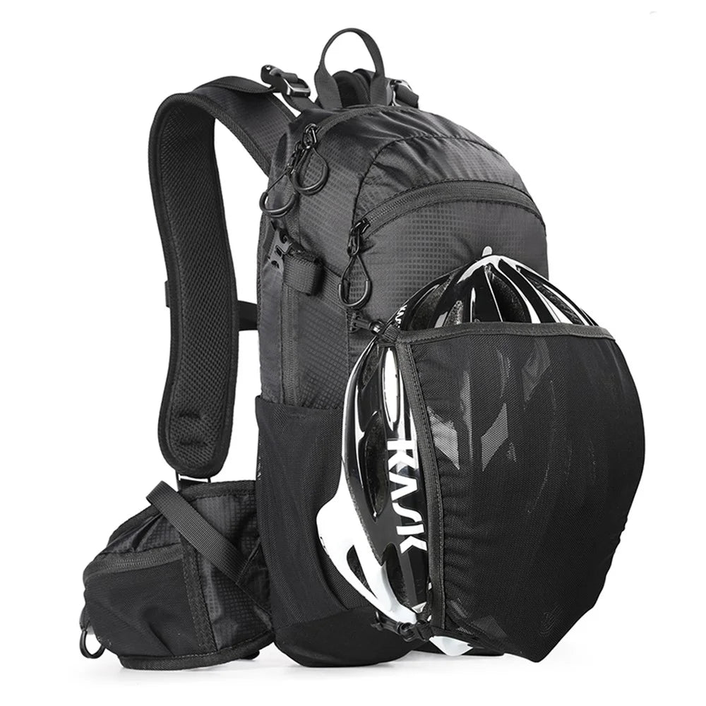 RHINOWALK RK8202 12L Hiking Backpack Breathable Travel Bag Camping Climbing Daypack - Black - 4