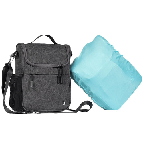 RHINOWALK RK18995 Bicycle Front Rear Rack Storage Bag Folding Bike Scooter Handlebar Hanging Bag - Grey - 1