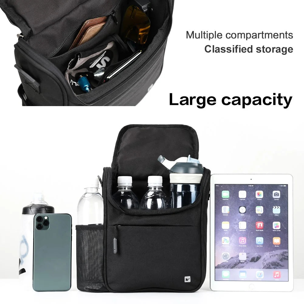 RHINOWALK RK18995BM Bike Handlebar Bag Bike Front Bag Bike Basket Bag Cycling Accessories - 5