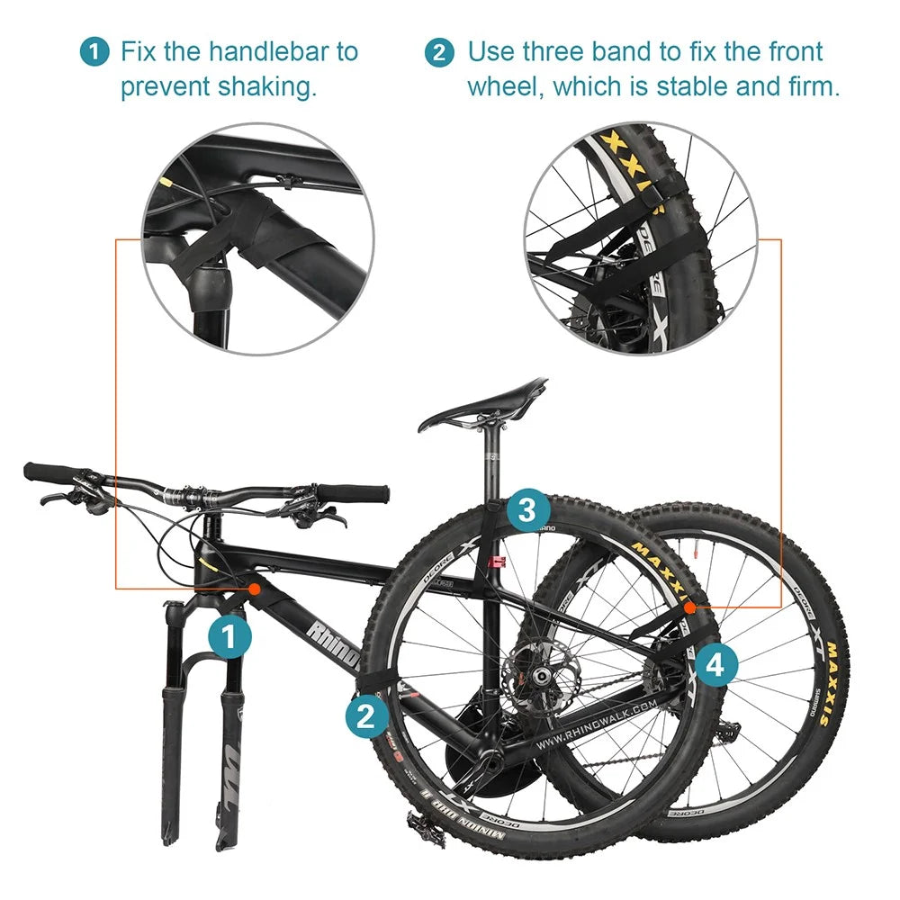 RHINOWALK RM262 Storage Bag for 27.5-inch MTB / 700C Road Bike Lightweight Carrying Pouch - 5