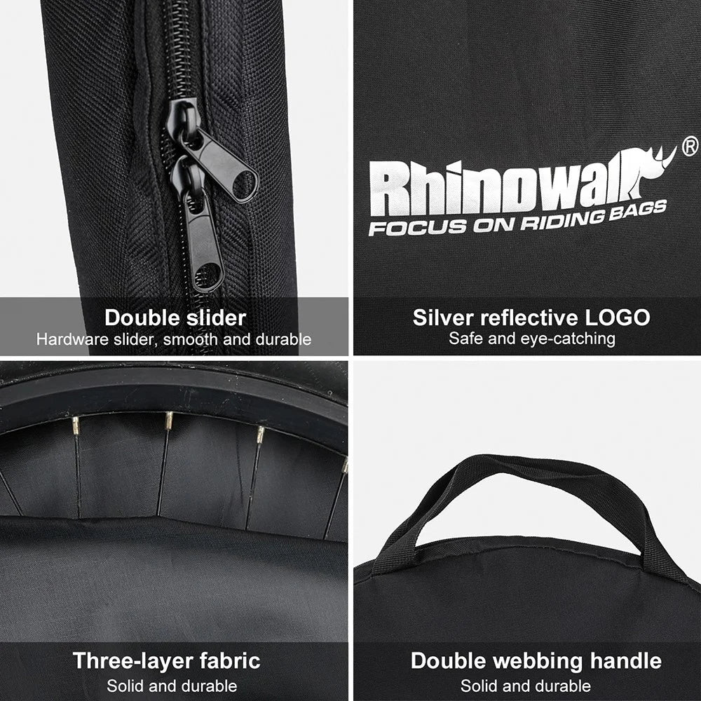 RHINOWALK RM265 Storage Bag for 26-27.5 Inch Mountain Bike Wheel Set Carrying Pouch - 6