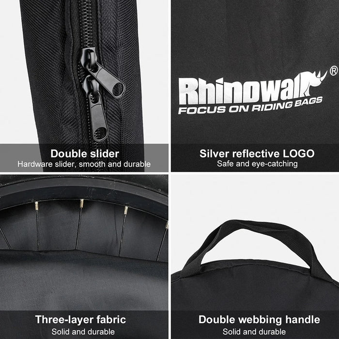 RHINOWALK RM265 Storage Bag for 26-27.5 Inch Mountain Bike Wheel Set Carrying Pouch - 6