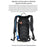 RHINOWALK X20801 20L Cycling Backpack Lightweight Outdoor Climbing Hiking Water-Repellent Backpack - Black - 3