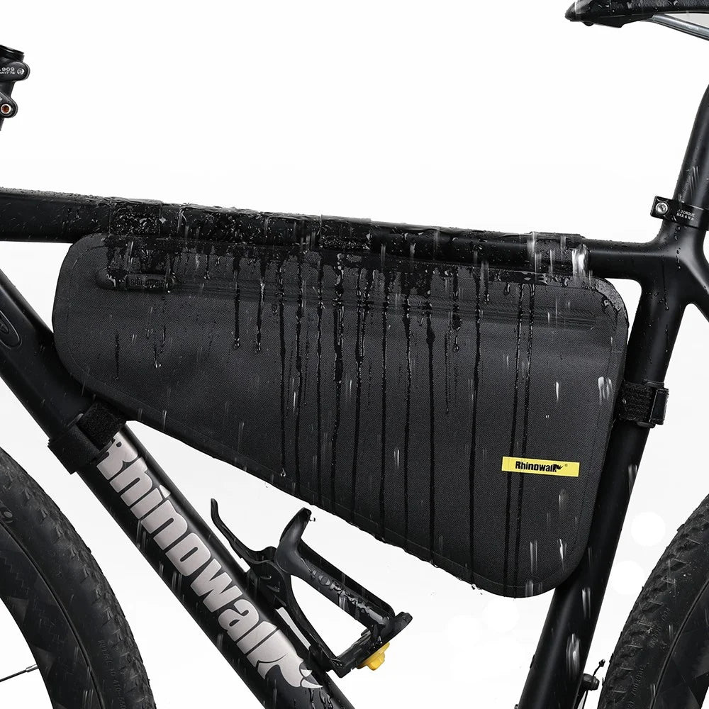 RHINOWALK X20654 Bike Triangle Tube Bag MTB Frame Bag TPU+Polyester Cycling Pouch - 4