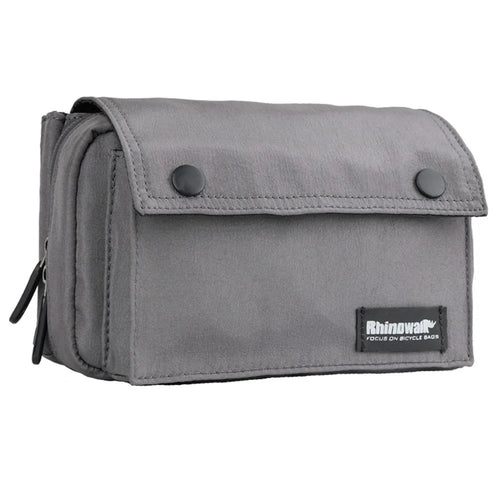 RHINOWALK X2012 Polyester Multifunctional Bike Front Handlebar Bag with Shoulder Strap - Grey - 1