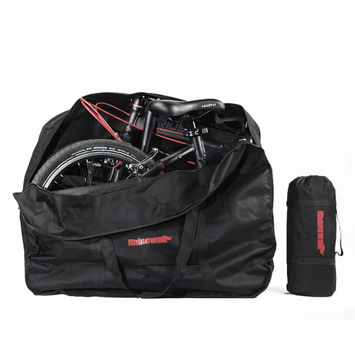 RHINOWALK Carrying Bag for 20-22 Inch Folding Bike Storage Pouch with Small Bag - Black - 1