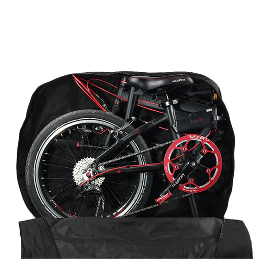 RHINOWALK Carrying Bag for 20-22 Inch Folding Bike Storage Pouch with Small Bag - Black - 2