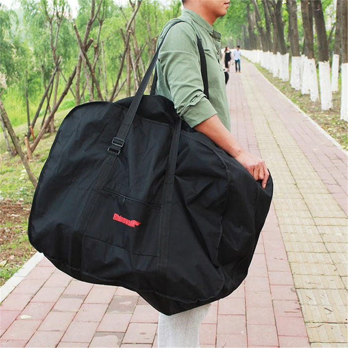 RHINOWALK Carrying Bag for 20-22 Inch Folding Bike Storage Pouch with Small Bag - Black - 4