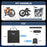 RHINOWALK RF204 Folding Bike Bag 20-Inch Bicycle Carrying Case Polyester MTB Transport Bag - 5