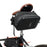 RZAHUAHU 591 3L Hard Shell Bicycle Handlebar Bag Waterproof PU Bike Front Bag - Black - 5