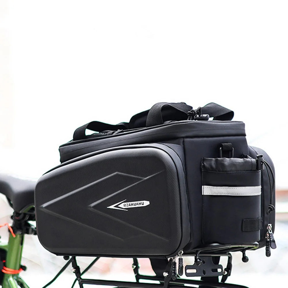 RZAHUAHU YA577 10L Waterproof Water Bottle Holder Bicycle Rear Rack Hard Shell Insulated Bag - 4