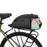 YA594 Polyester+PU Leather Bicycle Rear Rack Storage Bag Waterproof Bike Tail Pack - Black+Colorful - 1