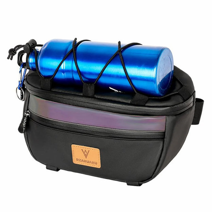 RZAHUAHU 597 3L Bicycle Handlebar Bag Waterproof Cycling Front Storage Bag - 2