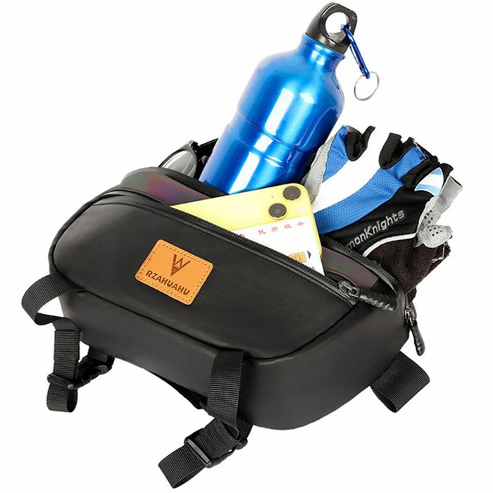 RZAHUAHU 597 3L Bicycle Handlebar Bag Waterproof Cycling Front Storage Bag - 3