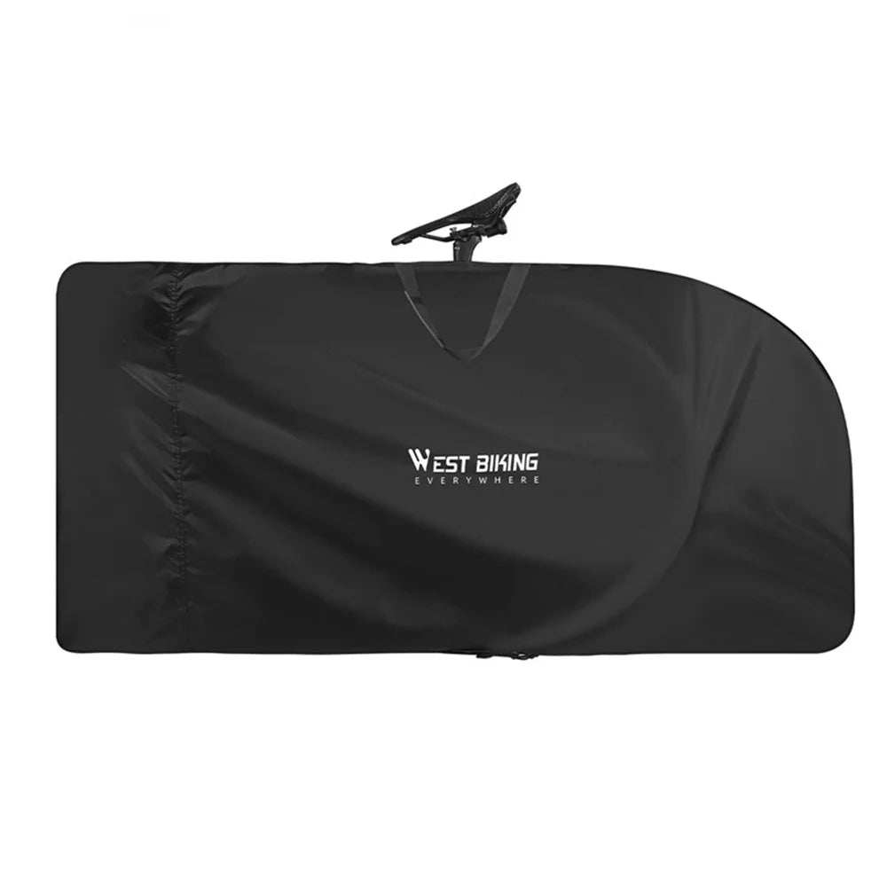 WEST BIKING YP0719366 420D PU 27.5-Inch 700C Road Bike Carrying Bag MTB Bicycle Transport Bag - 1