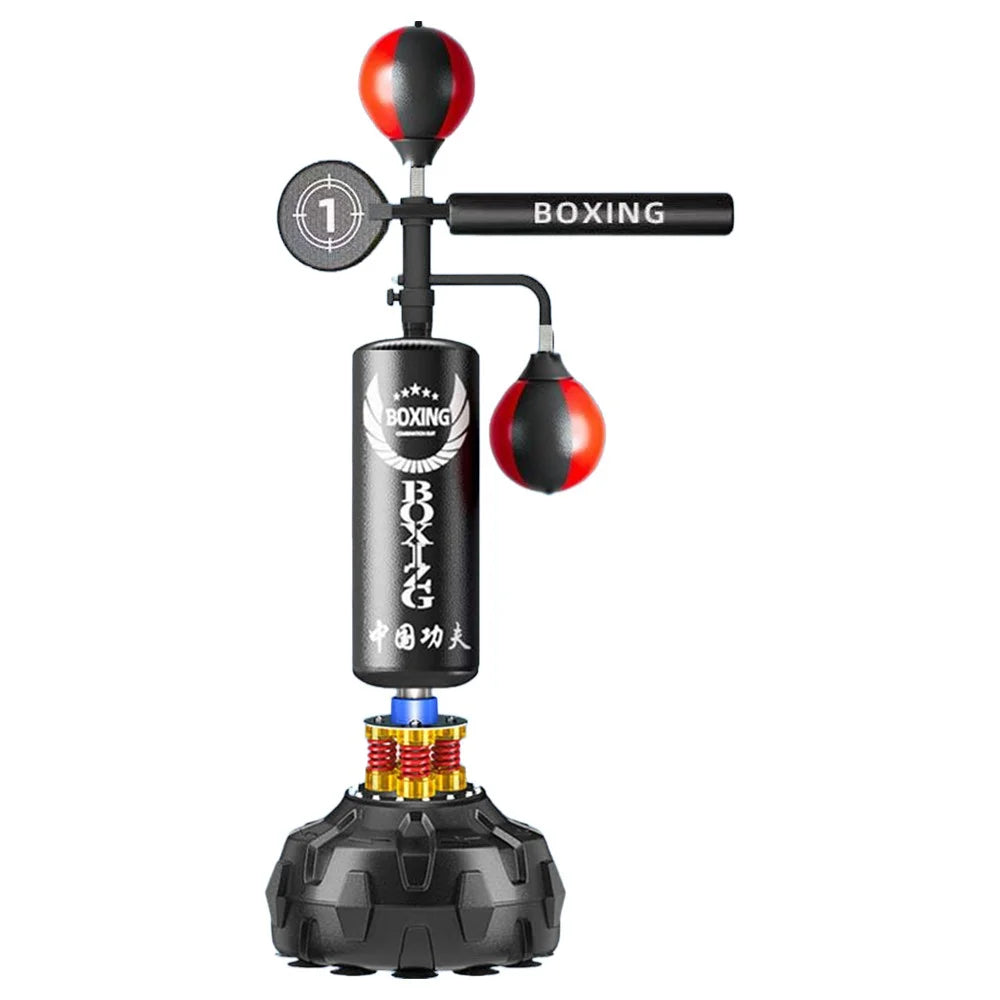 Boxing Reflex Target PU Leather Punching Bag Kids Adults Speed Ball Rotating Training Equipment - 1