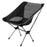 HS-334 1200D Oxford Fabric Outdoor Camping Moon Chair Ultra Light Aluminum Alloy Folding Chair - Tarnish Grey - 1