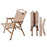 NOBANA Folding Camping Backpacking Chair Portable Folding Chair for Outdoor Beach Picnic Fishing - Khaki - 1