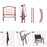 SHINETRIP A375 Outdoor Portable Wooden Beach Chair Black Walnut Camping Folding Chair - Black - 6