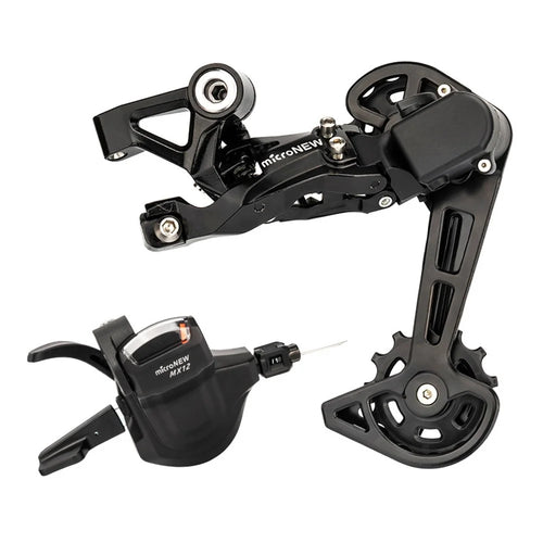 ZTTO microNEW Aluminum Alloy+PA Nylon 12 Speed Mountain Bike Right and Rear Shifter Set - 1